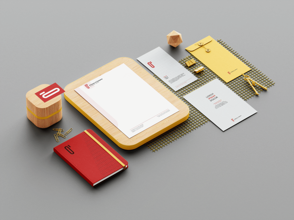Stationery Mockup O'Connor & Company